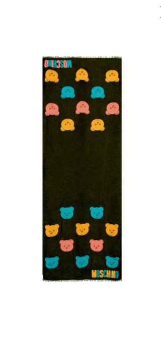 Sciarpa Moschino Teddy Bear Nuova