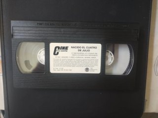 VHS Nacido el 4 de Julio - Tom Cruise