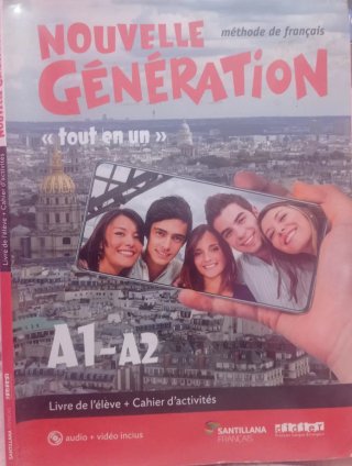 Libro Francés A1-A2 Nouvelle Génération.