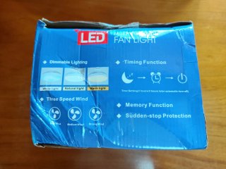 Bombilla Ventilador E27 con Mando