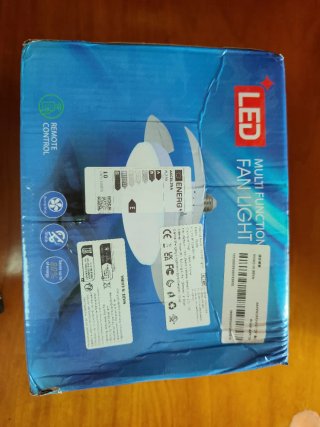Bombilla Ventilador E27 con Mando