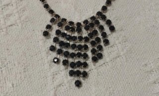 Conjunto collar y pendientes fiesta (Strass)