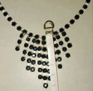 Conjunto collar y pendientes fiesta (Strass)