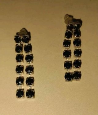 Conjunto collar y pendientes fiesta (Strass)