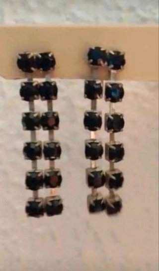Conjunto collar y pendientes fiesta (Strass)