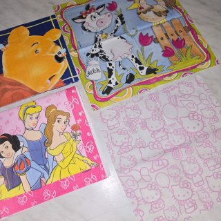 6 Tovaglioli Carta 3 Strati Walt Disney, ecc. .