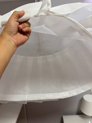 Cancán Comunión Ajustable Blanco Talla Única