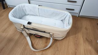 Carro de bebé con capazo y silla color beige