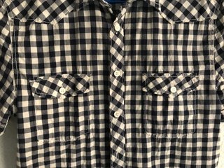 Camisa cuadros Pull&Bear manga corta Talla M