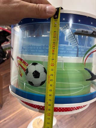 Lámpara infantil fútbol juvenil
