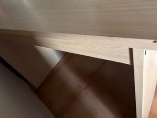 Mesa escritorio madera clara