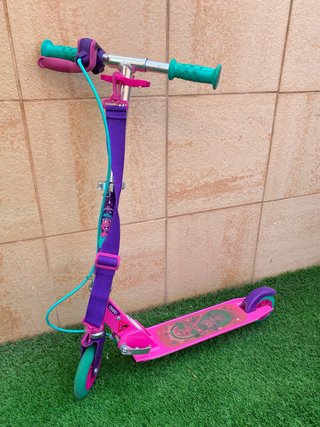 Patín infantil Oxelo rosa y morado