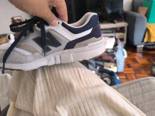 Zapatillas New Balance 997 Gris y Azul