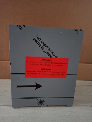 Cubre tubo para campana extractora
