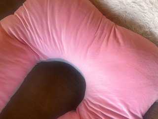 Almohada de embarazo rosa