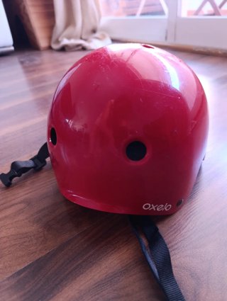Casco Oxelo Rojo Niño/Niña