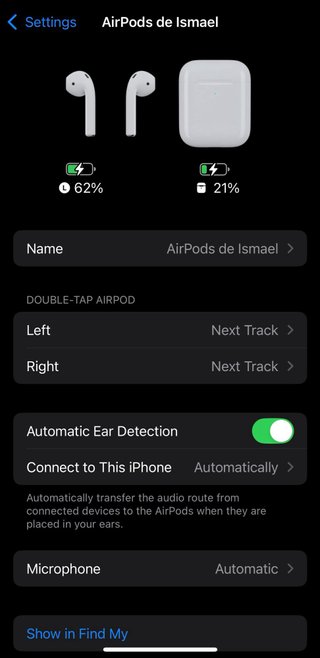 Estuche AirPods 2da Gen Blanco