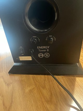 Torre de Sonido Energy Sistem Negra