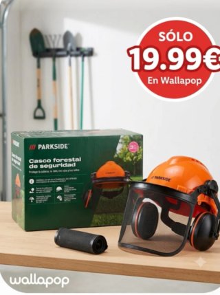 Casco forestal Parkside con protección oferta