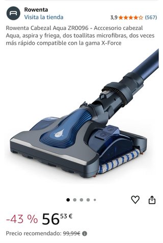 Cabezal Aqua Rowenta xforce