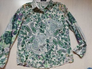 Camisa L/46 Nymphæa Alba Estampado Paisley