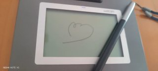 Tablet Firma Digital Wacom Gris/Blanco STU 430