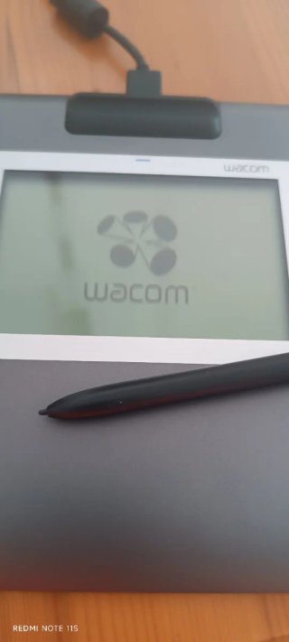 Tablet Firma Digital Wacom Gris/Blanco STU 430