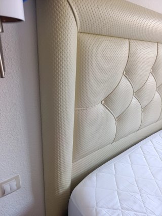 Urge!!Cabecero polipiel beige 160cm