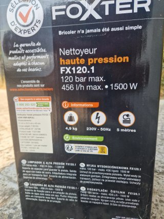 Limpiadora a presión, para estrenar