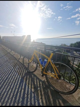 Bicicleta De Rosa King3 Amarilla de carbono. T.50