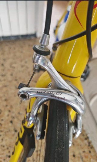 Bicicleta De Rosa King3 Amarilla de carbono. T.50