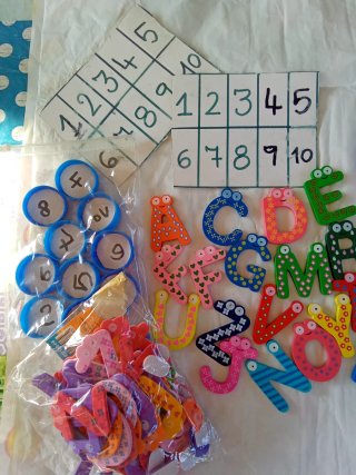 Set Lettere e Numeri Educativi