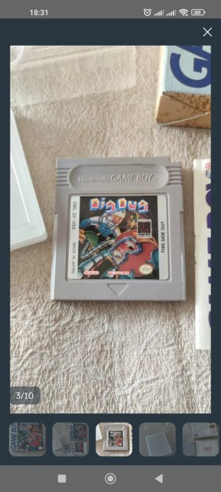 Dig Dug Game Boy PAL/USA