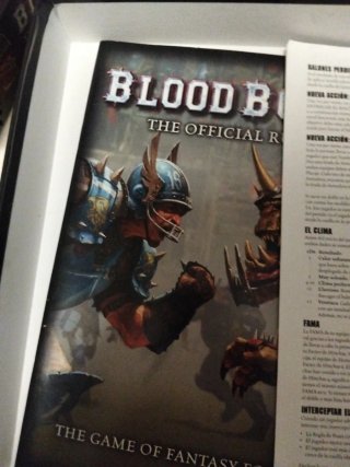 Blood Bowl Caja Juego Campo Banquillos Libro