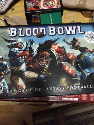 Blood Bowl Caja Juego Campo Banquillos Libro