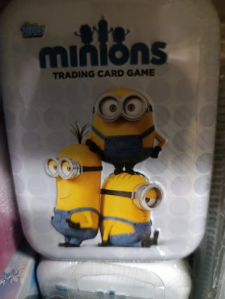 500 sobres cromos Minions + 10 álbum + 10 minitin