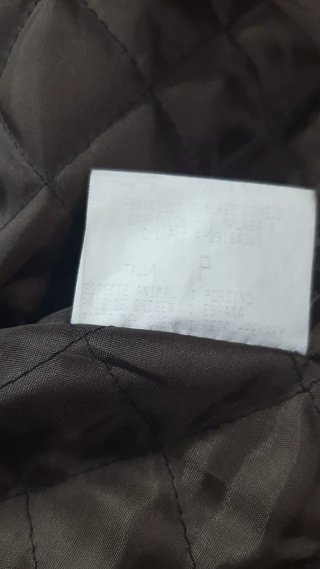 Chaleco motero de piel marrón Talla M