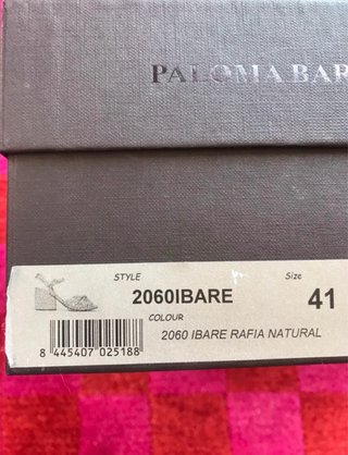 Sandalias Paloma Barceló Rafia Beige/Oro