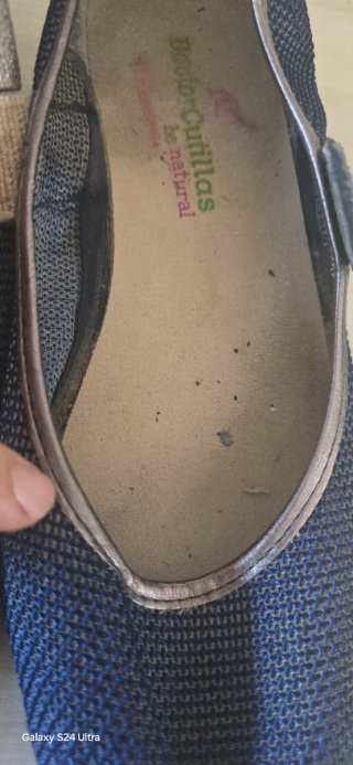 Zapatos planos mujer negros y plateados