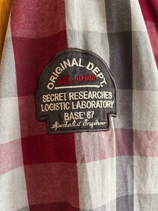 Camisa de cuadros hombre