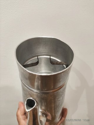 Cafetera filtro aluminio antigua