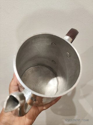 Cafetera filtro aluminio antigua