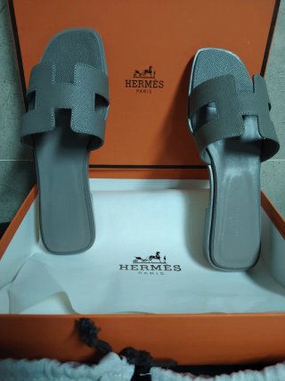 Sandalias Oran Hermès Piel Epsom