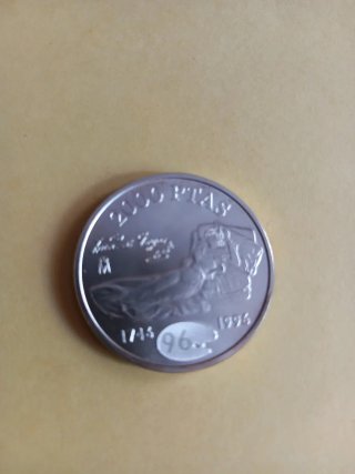 Moneda Plata 2000 PTAS 1996