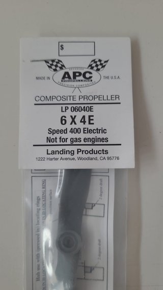 Lote Lote 4 Hélices RC APC (6x4E y 4.7x4.2)