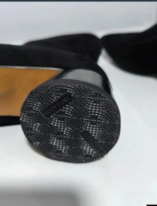 Botines Castañer negros tacón bloque
