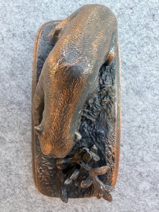 Escultura Oso Bronce Macizo VALL