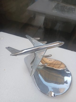 Cenicero Metal Iberia Avión Vintage