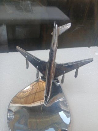 Cenicero Metal Iberia Avión Vintage