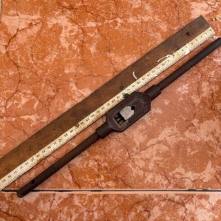 Llave de terraja ajustable herramienta antigua
